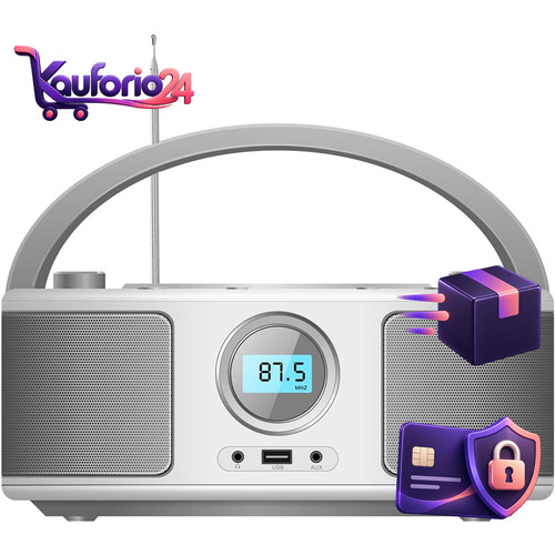 Player boombox tragbar - cd-player,