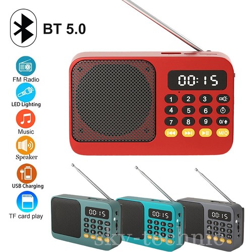 Tragbarer radio bluetooth - fm,