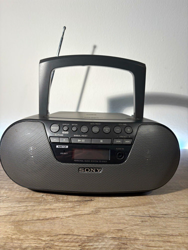 Sony boombox schwarz silber - sony, schwarz/silber